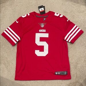 Trey Lance San Francisco 49ers Nike Vapor Limited Jersey size L NWT
